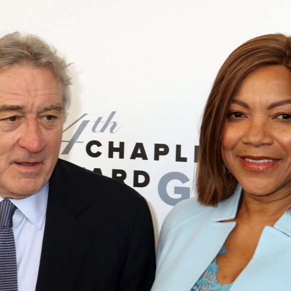 Robert de Niro et sa femme Grace Hightower à la 44ème soirée Chaplin Award avec comme invité d'honneur R. De Niro au Lincoln Center à New York, le 8 mai 2017 © Nancy Kaszerman via Zuma/Bestimage 08/05/2017 - New York