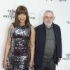 Grace Hightower et son mari Robert De Niro - Soirée d'ouverture de 'Clive Davis: The Soundtrack of Our Lives' 2017 au festival du film Tribeca au Radio City Music Hall à New York, le 19 avril 2017.