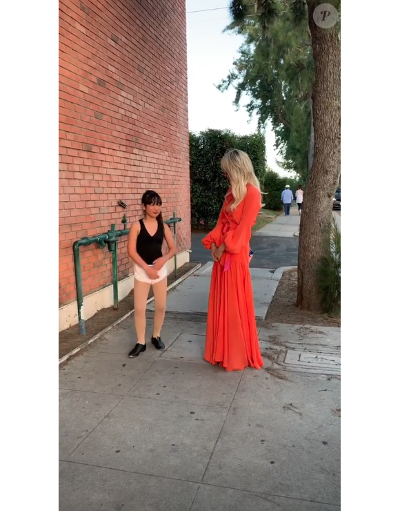 Laeticia Hallyday sur Instagram- Spectacle de danse de Joy.