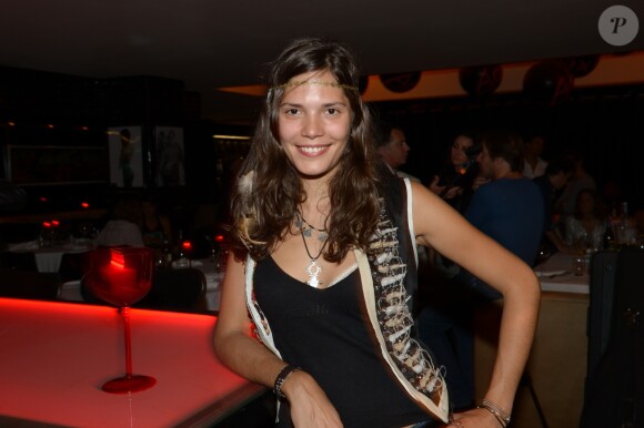 Exclusif - Vanille Clerc, fille de Julien Clerc, en concert a la Gioia (restaurant du VIP room) a Paris, le 28 mai 2013.