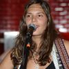 Exclusif - Vanille Clerc, fille de Julien Clerc, en concert a la Gioia (restaurant du VIP room) a Paris, le 28 mai 2013.
