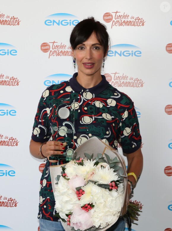 Exclusif - Géraldine Maillet à la 26ème édition du Trophée des personnalités en marge des Internationaux de Tennis de Roland Garros à Paris, le 8 juin 2018. © Denis Guignebourg / Bestimage