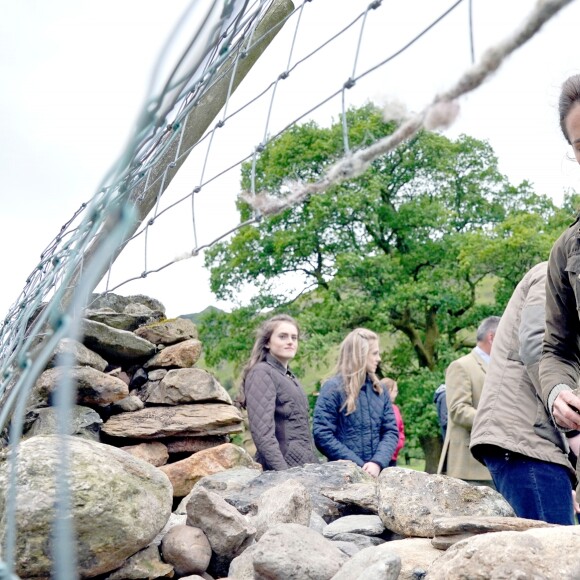Le prince William, duc de Cambridge, et Catherine Kate Middleton, duchesse de Cambridge, participent aux activités de la ferme Deepdale Hall à Patterdale le 11 juin 2019.