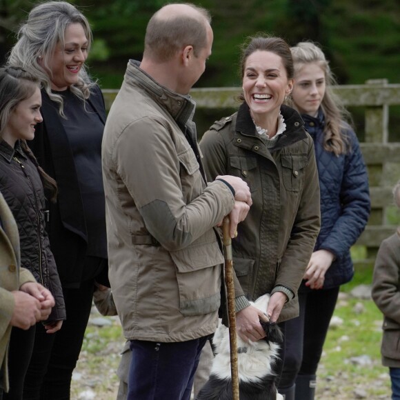 Le prince William, duc de Cambridge, et Catherine Kate Middleton, duchesse de Cambridge, participent aux activités de la ferme Deepdale Hall à Patterdale le 11 juin 2019.