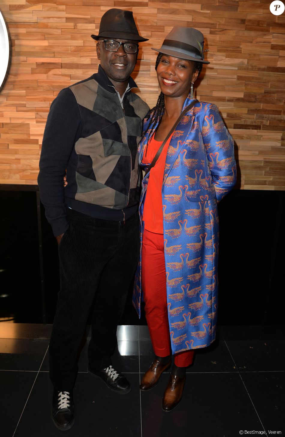 Exclusif  Lilian Thuram et sa compagne Kareen Guiock lors de l