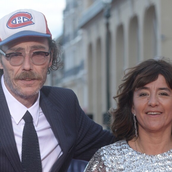 Philippe Rebbot, Romane Bohringer - Arrivée des people à la cérémonie de clôture du 33ème Festival du Film Romantique de Cabourg, le 15 juin 2019. © Giancarlo Gorassini/Bestimage