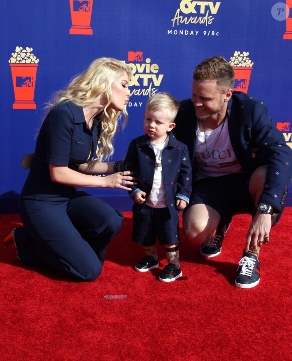 Heidi Pratt, Spencer Pratt et leur fils Gunner Pratt assistent aux MTV Movie and TV Awards à Los Angeles le 15 juin 2019.