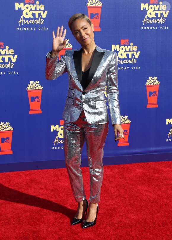 Jada Pinkett Smith assiste aux MTV Movie and TV Awards à Los Angeles le 15 juin 2019.