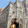 Enzo Zidane et sa chérie Karen Gonçalves, en vacances à Florence. Instagram, juin 2019