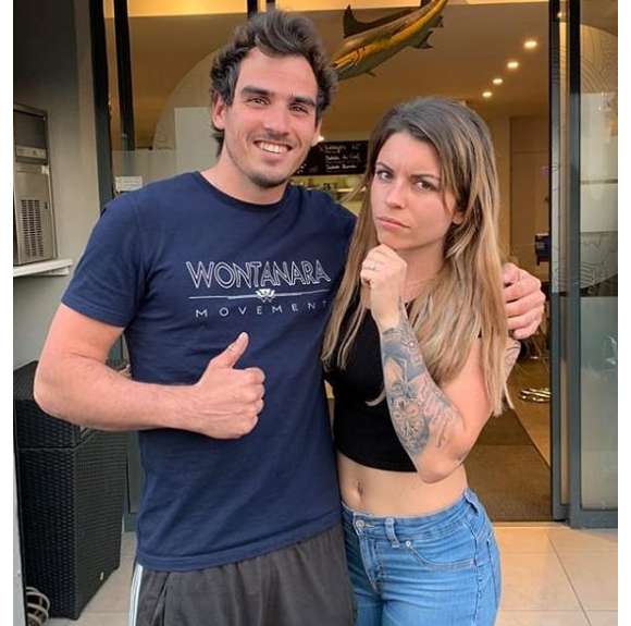 Aurélien de "Koh-Lanta" et sa petite amie Diane posent sur Instagram - 21 avril 2019