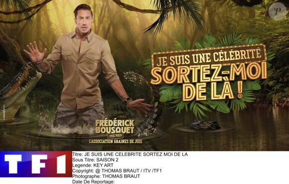 Frédérick Bousquet, photo officielle de "Je suis une célébrité sortez-moi de là", sur TF1