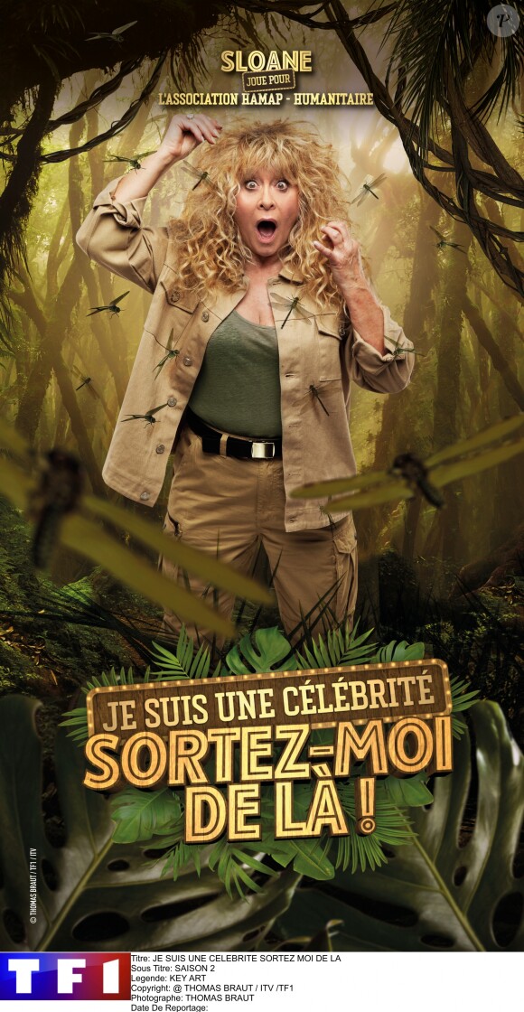 Sloane, photo officielle de "Je suis une célébrité sortez-moi de là, sur TF1