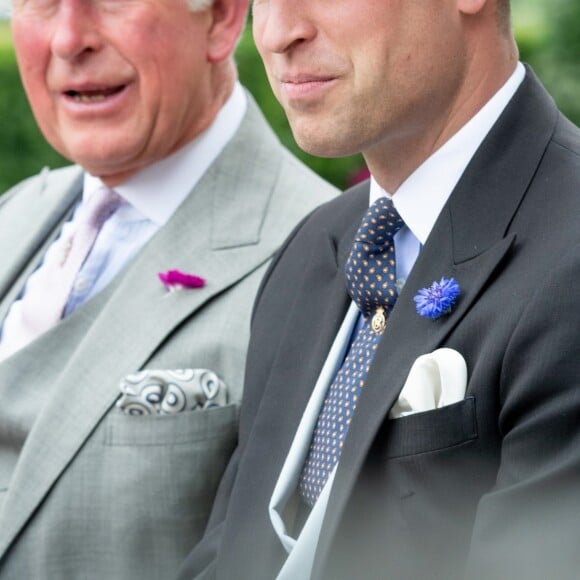 Le prince Charles, prince de Galles, le prince William, duc de Cambridge - La famille royale d'Angleterre et le couple royal des Pays-Bas sont sur l'hippodrome d'Ascot pour assister aux courses le 18 juin 2019.  Ascot,18-06-2019 Royal family attend the Royal Ascot Horse Races.18/06/2019 - Amsterdam