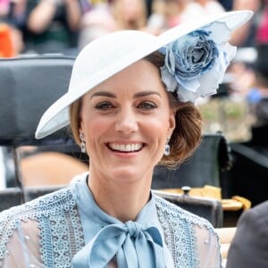 Kate Middleton, duchesse de Cambridge, au Royal Ascot le 18 juin 2019.