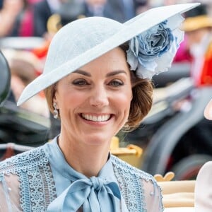 Kate Middleton, duchesse de Cambridge, au Royal Ascot le 18 juin 2019.