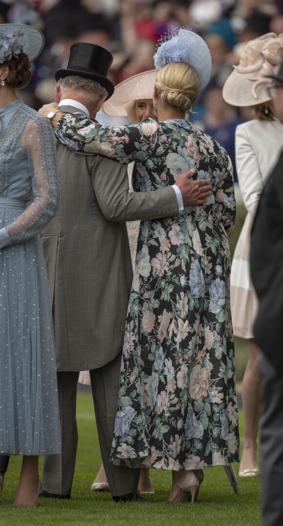 Le prince Charles et la comtesse Sophie de Wessex face à Camilla au Royal Ascot le 18 juin 2019.