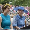 La princesse Beatrice d'York et la princesse Eugenie d'York au Royal Ascot le 18 juin 2019.