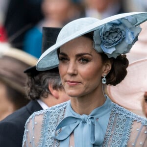 Catherine (Kate) Middleton, duchesse de Cambridge - La famille royale britannique et les souverains néerlandais lors de la première journée des courses d'Ascot 2019, à Ascot, Royaume Uni, le 18 juin 2019.  Royal family attend the Royal Ascot Horse Races 2019, in Ascot, UK, on June 18, 2019.18/06/2019 - Ascot