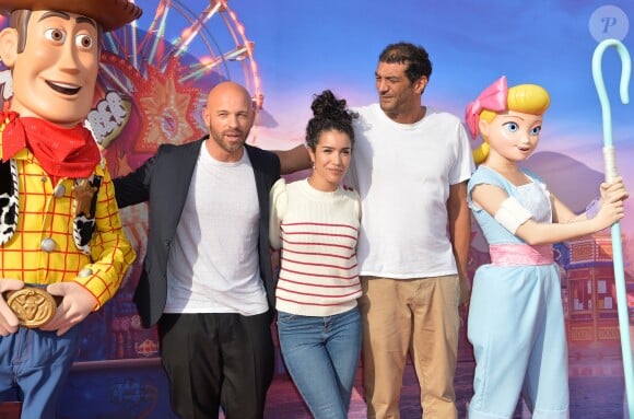 Franck Gastambide, Sabrina Ouazani et Ramzy Bédia - Personnalités à la projection du film "Toy Story 4" à Eurodisney Paris. Le 22 juin 2019 © Veeren Ramsamy / Bestimage 22/06/2019 - Paris