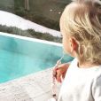 La fille d'Antoine Griezmann en photo sur Instagram le 8 mars 2018.