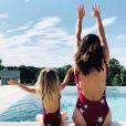 La fille (Mia) et la femme (Erika) d'Antoine Griezmann en photo sur Instagram en juin 2019.