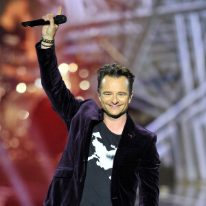 Exclusif - David Hallyday lors de l'enregistrement de l'émission "La Chanson de l'Année 2019" aux Arènes de Nîmes, le 16 mai 2019. L'émission sera diffusée sur TF1 le samedi 15 juin.  © Guillaume Gaffiot/Bestimage