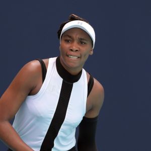 Venus Williams - 4ème jour d'entrainement des sportifs pour le Tournoi de tennis du Miami Open au Hard Rock Stadium à Miami, le 21 mars 2019.