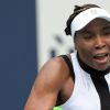 Venus Williams l'emporte face à Dalila Jakupovic (7/5 - 6/3) à l'Open de Miami au Hard Rock Stadium le 21 mars 2019