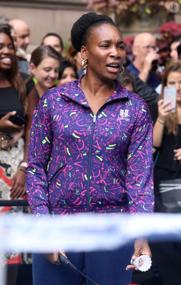 Venus Williams lors du tournoi de badminton Lotte Palace 2018 à l'hôtel Lotte New York Palace à New York City, New York, etats-Unis, le 23 août 2018. © Nancy Kaszerman via ZUMA Wire/Bestimage