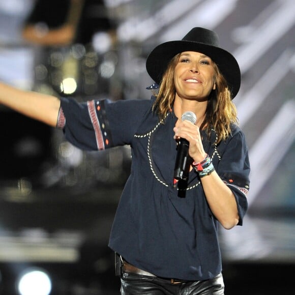 Exclusif - Zazie lors de l'enregistrement de l'émission "La Chanson de l'Année 2019" aux Arènes de Nîmes, le 16 mai 2019. © Guillaume Gaffiot/Bestimage