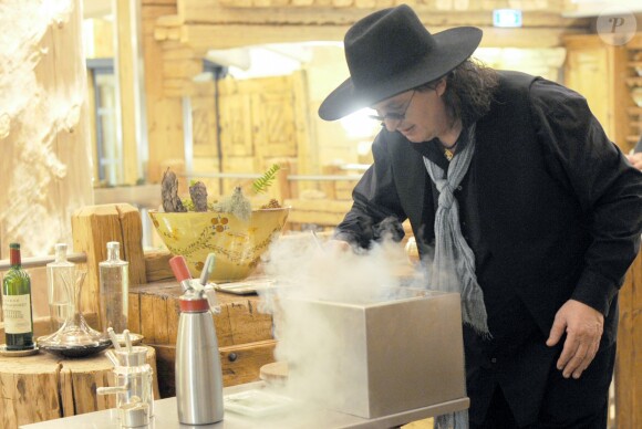 Exclusif - Marc Veyrat dans son restaurant La Maison des Bois, à Manigod, en Haute-Savoie, le 9 février 2019 © Daniel Angeli / Bestimage