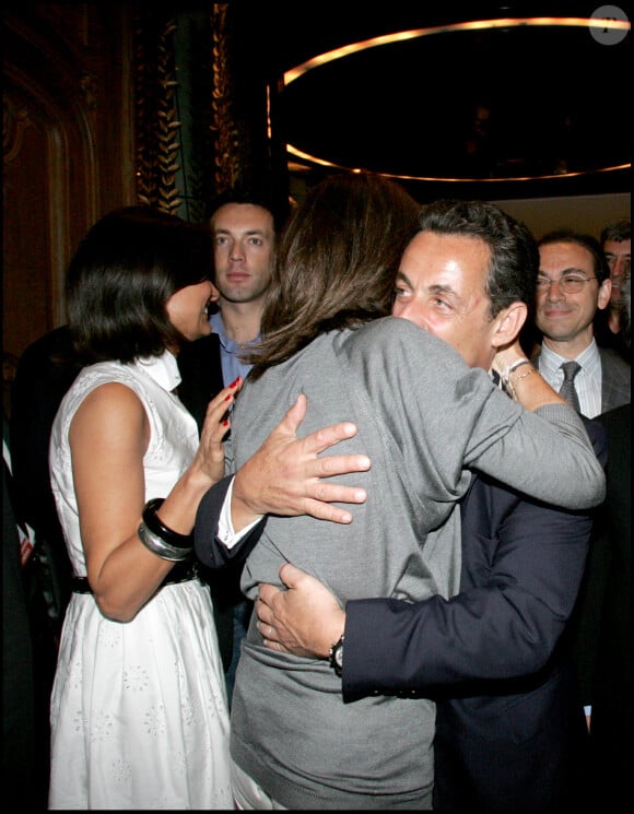 Nicolas Sarkozy et Cécilia Attias- Soirée au Fouquet's- Le 7 mai 2007