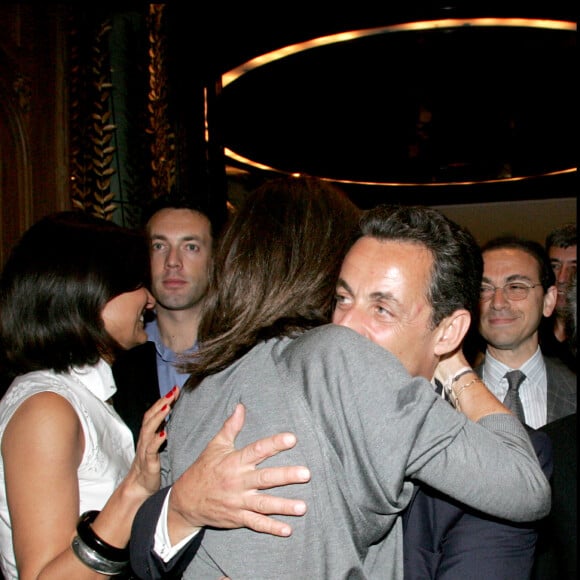 Nicolas Sarkozy et Cécilia Attias- Soirée au Fouquet's- Le 7 mai 2007