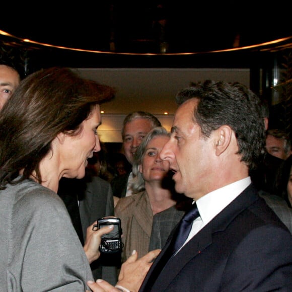 Nicolas Sarkozy et Cécilia Attias- Soirée au Fouquet's- Le 7 mai 2007