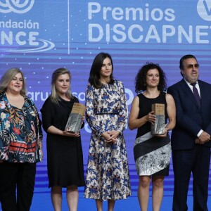 La reine Letizia d'Espagne lors de la 5e édition des "Discapnet Awards" à Madrid, le 21 juin 2019.
