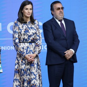 La reine Letizia d'Espagne lors de la 5e édition des "Discapnet Awards" à Madrid, le 21 juin 2019.