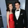 Allison Williams et son mari Ricky Van Veen à la soirée Vanity Fair Oscar au Wallis Annenberg Center à Beverly Hills, le 4 mars 2018.