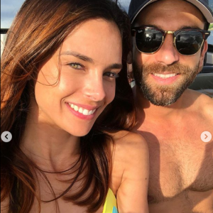 Marine Lorphelin profite de vacances à Tahiti où elle a retrouvé son amoureux Christophe, le 28 juin 2019.