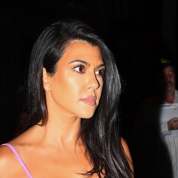Kourtney Kardashian arrive à l'anniversaire de sa meilleure amie Larsa Pippen à West Hollywood Le 29 Juin 2019 West Hollywood