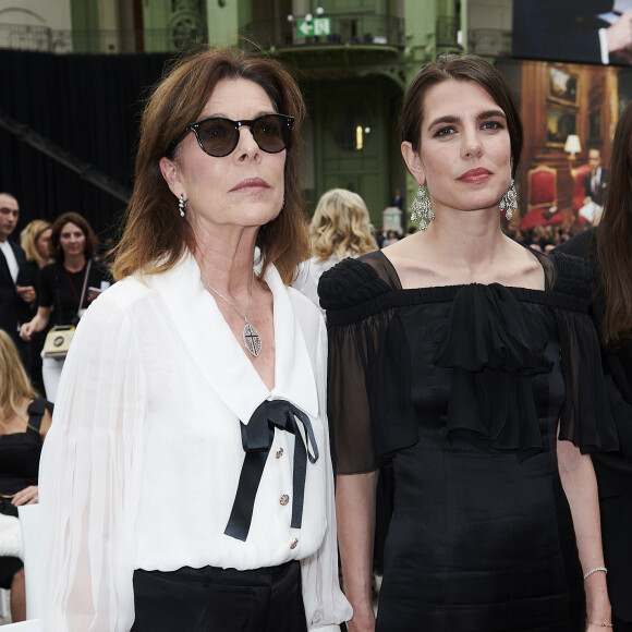 La princesse Caroline de Hanovre et sa fille Charlotte Casiraghi-Rassam - Soirée hommage à Karl Lagerfeld "Karl for ever" dans la nef du Grand Palais à Paris. Le 20 juin 2019