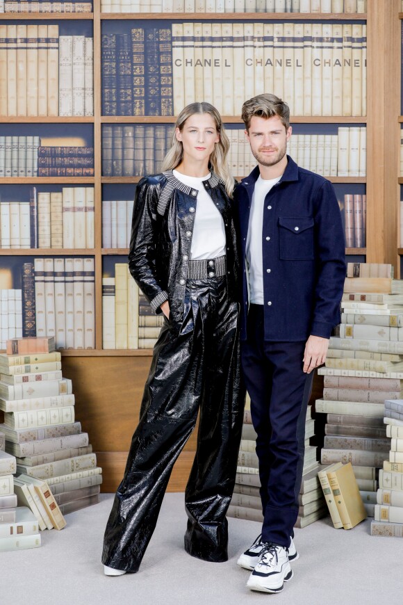 Nora Monsecour et Lukas Dhont assistent au 2ème défilé de mode Haute-Couture automne-hiver 2019/2020 "Chanel" à Paris. Le 2 juillet 2019 © Olivier Borde / Bestimage