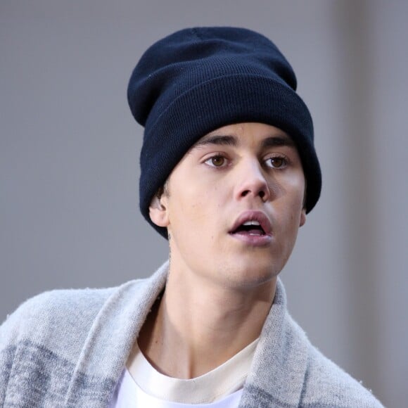 Justin Bieber lors de l'émission "Today" au Rockefeller Center à New York, le 18 novembre 2015.