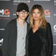Isabelle Funaro et son fils Sean - Inauguration du CMG Sports Club ONE Saint-Lazare au 11-13 rue Boursault à Paris, le 28 avril 2016. © CVS/Bestimage