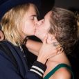 Exclusif - Cara Delevingne et sa compagne Ashley Benson fêtent leurs fiançailles lors d'une soirée au VIP Room de Saint-Tropez, Côte d'Azur, France, le 8 juillet 2019.