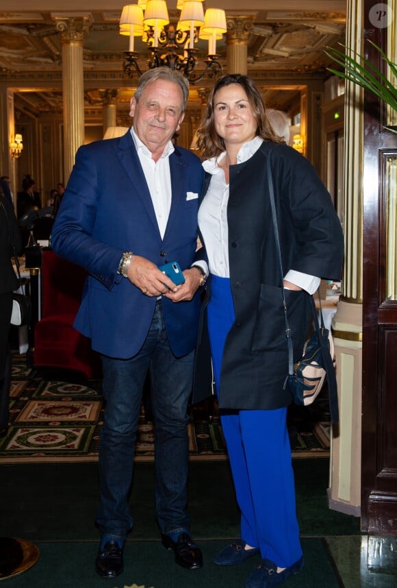 Exclusif - Michel Charraire et sa fille Alexia - 14ème édition du déjeuner "Pères et Filles" au Café de la Paix à Paris. Le 20 juin 2019. © Julio Piatti / Bestimage