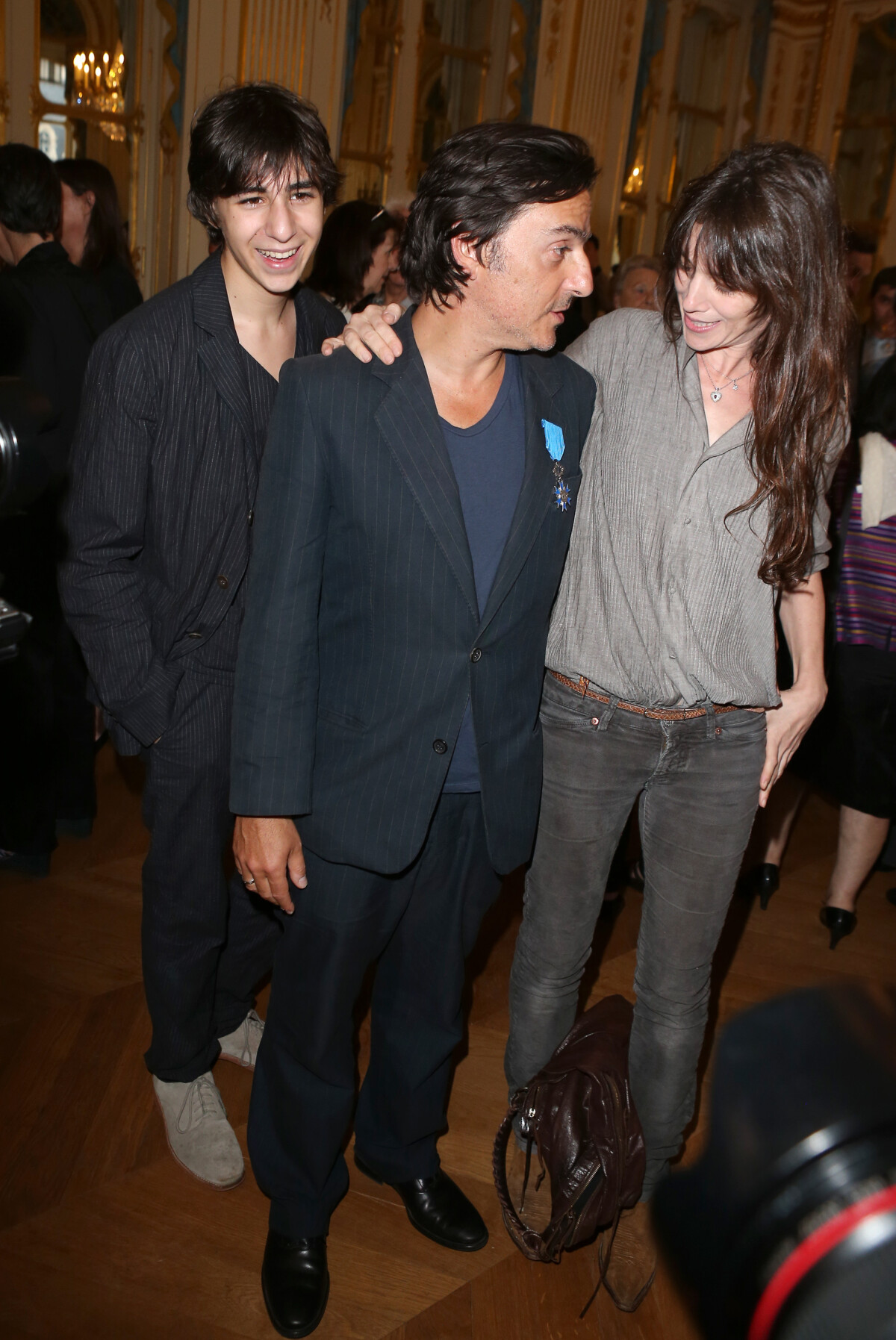 Photo : Yvan Attal avec son fils Ben, Charlotte Gainsbourg - Yvan Attal ...