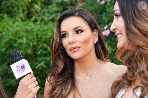 Eva Longoria lors du défilé organisé par la fondation "Global Gift" dans le cadre de la Fashion Week de Marbella, le 11 juillet 2019.