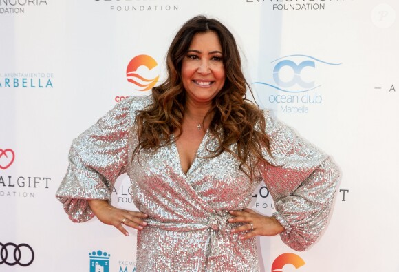 Maria Bravo (co-fondatrice de la Fondation Global Gift) lors du défilé organisé par la fondation "Global Gift" dans le cadre de la Fashion Week de Marbella, le 11 juillet 2019.