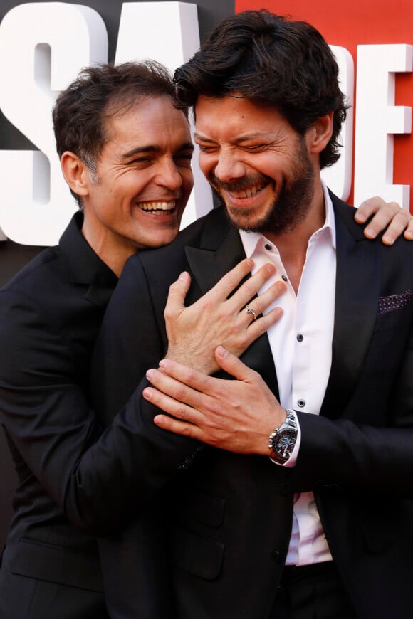 Pedro Alonso et Alvaro Morte - Première "La Casa De Papel - Saison 3" à Madrid, le 11 juillet 2019.