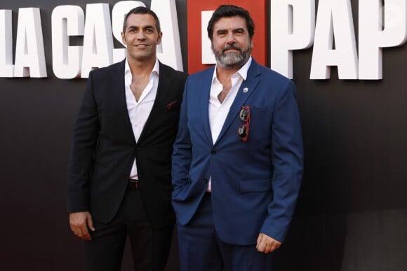 Mario de la Rosa et Jose Manuel Poga - Première "La Casa De Papel - Saison 3" à Madrid, le 11 juillet 2019.